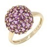 AMETHYST Ladies Ring in Solid Yellow Gold