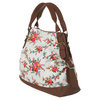 Canvas Floral Trim Bag