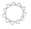 Heart clasping link bracelet Tiffany