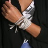 Suede Fringe Wrap Watch