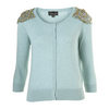 Knitted Stud Shoulder Cardigan