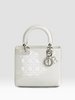 Lady Dior Medium Patent Top Handle Bag