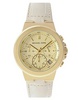 Michael Kors White Leather Strap Watch