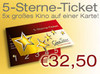 5 раз в кино: 5-Sterne-Ticket Cinestar