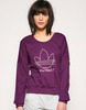 Adidas Logo Ruched Sweat Top