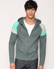 ASOS Colour Block Zip-Through Hoodie