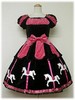 angelic pretty carousell dress pink x black