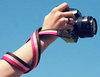 Ремешок для фотоаппарата 'LES AILES' - в розовую полоску