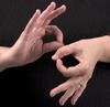 Выучить язык жестов.