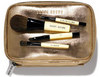 Bobbi Brown Copper Diamond Cosmetic Bag with Mini Brushes