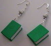 Book earrings