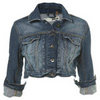 Indigo Denim Crop Jacket