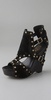 Ash  Lovely Suede Wedge Sandals with Studs