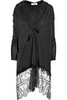 Valentino  Lace-trimmed wool and silk-blend cardigan