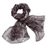 YSL leopard silk scarf