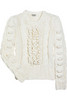 Miu Miu  Cable-knit wool sweater