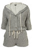 Hooded Jersey Playsuit