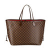 A large Louis Vuitton NEVERFULL GM  tote bag in Damier canvas