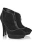 Burberry   Pointed suede ankle boots