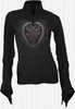 VAMPIRES HEART - HIGH NECK GOTH LONGSLEEVE