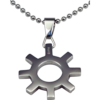 Inori Steel Pendant - 05 Gear Wheel