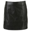 Leather A-Line Skirt