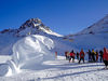 горнолыжная школа в Альпах