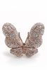 noir - women's butterfly ring