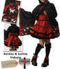 Gothic lolita kimono dress