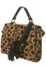 Leopard Box Tassel Bag