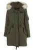 Fur Hood Padded Parka