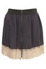 Lace Zip Slip Skirt