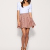 ASOS Stripe Skater Skirt