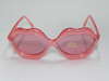 New Wave Punk Scene 80s Pink Lips Pink Lens Sunglasses