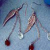 Angel Wing Hook Earrings.