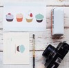 Colorful Cupcakes Letter Writing Set
