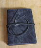 Leather Journal Blank Diary NoteBook Blue Free Hero Pen
