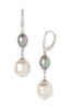 Majorica 'Baroque' Freshwater Pearl Linear Earrings