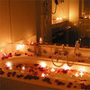 Ванна со свечами