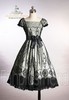 Retro Elegant Gothic Lolita Voile+Cotton Dress