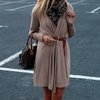 Beige long cardigan