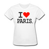 футболка I love paris