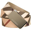 Burberry - Haymarket check plaque belt