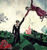 Постер Марк Шагал "Прогулка"