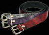 Cobweb Print Belt (Purple)