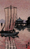 Набор для вышивания Ohmi Katata (Розовый закат на реке)