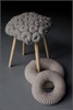 Теплые вязаные табуретки Knitted Stools