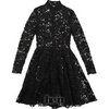 Кружевное черное платье