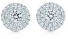 Double-row diamond earrings Tiffany&Co