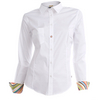 Paul Smith Stretch Cotton Printed Cuff Blouse